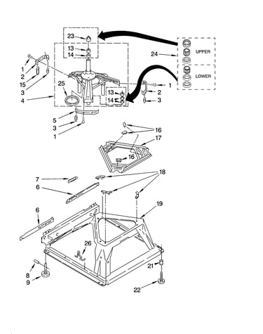 Machine base parts
