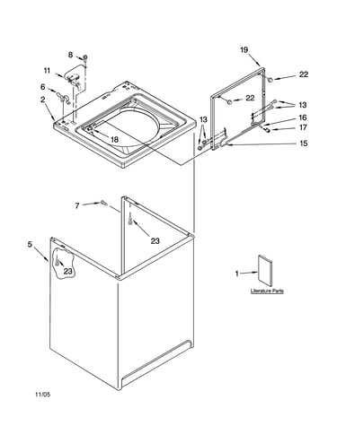 Top and cabinet parts