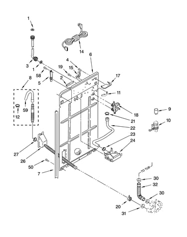Rear panel parts