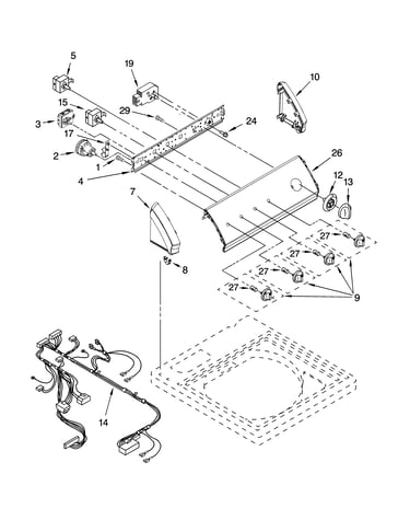 Control panel parts