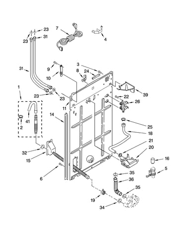 Rear panel parts