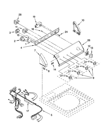 Control panel parts