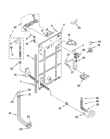 Rear panel parts