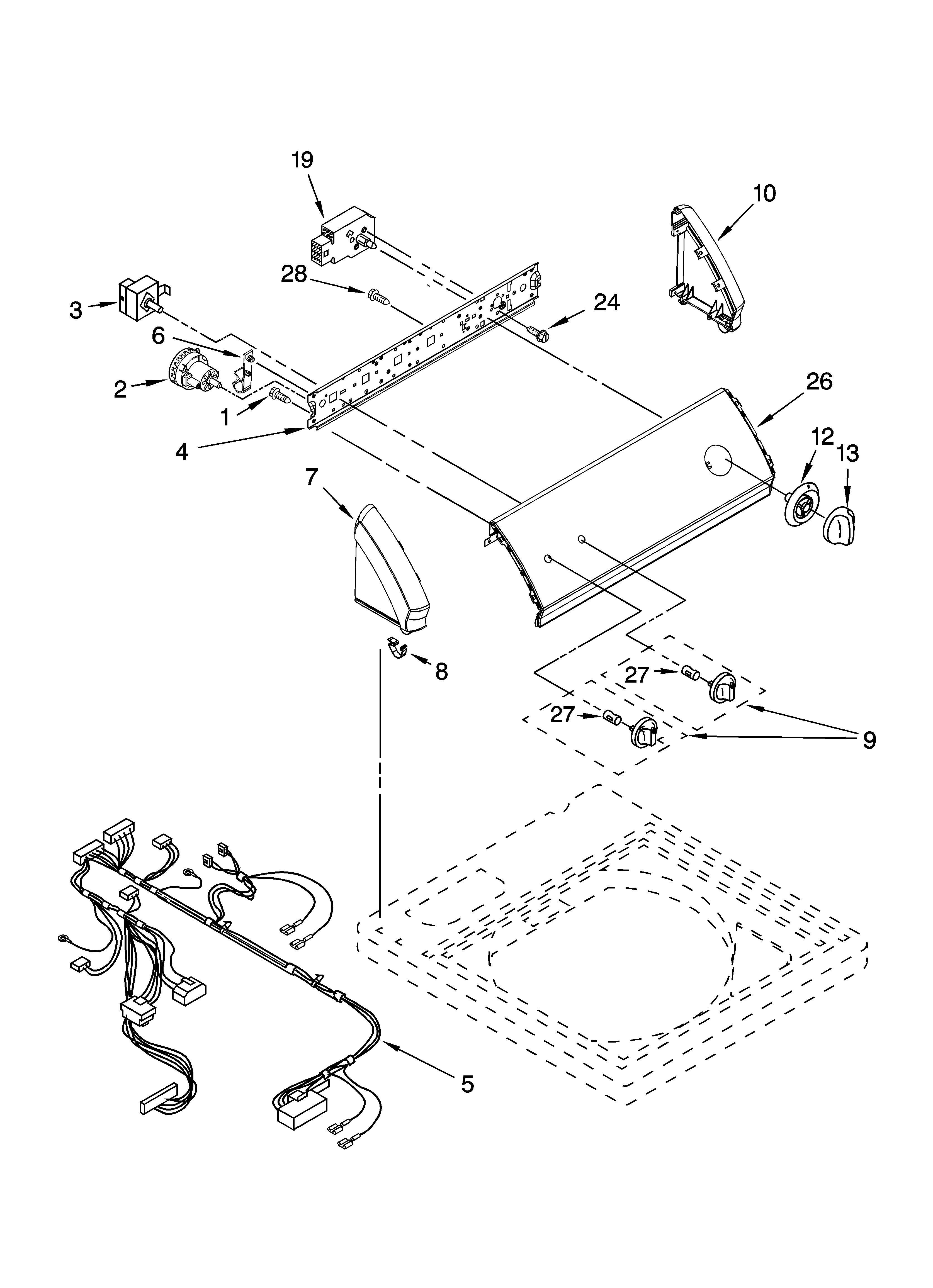 Control panel parts