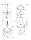 Agitator, basket and tub parts