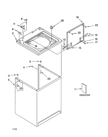 Top and cabinet parts