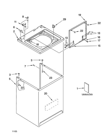 Top and cabinet parts