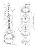 Agitator, basket and tub parts