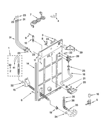 Rear panel parts