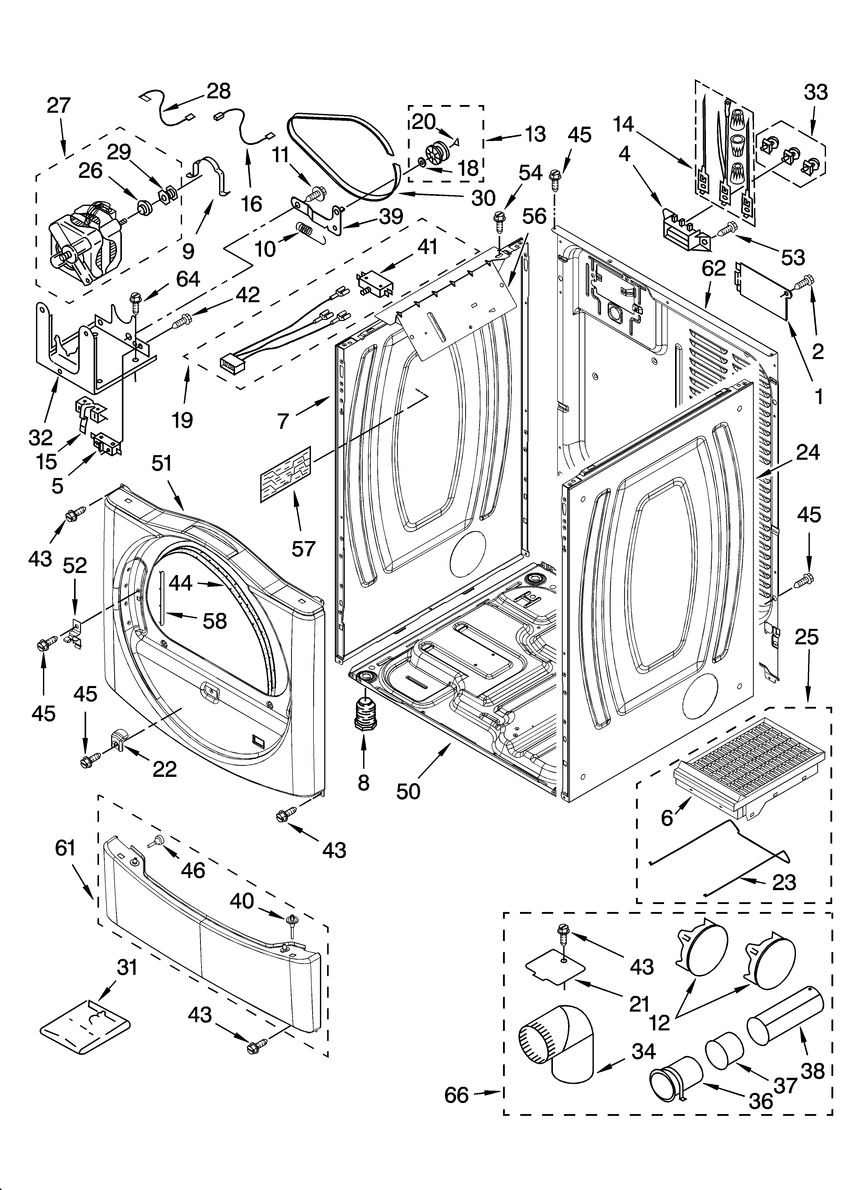 Cabinet parts