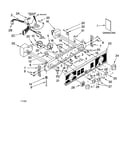 Washer/dryer control panel parts