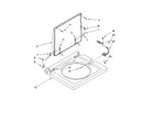 Kenmore 11088752795 washer top and lid parts diagram