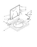 Washer top and lid parts