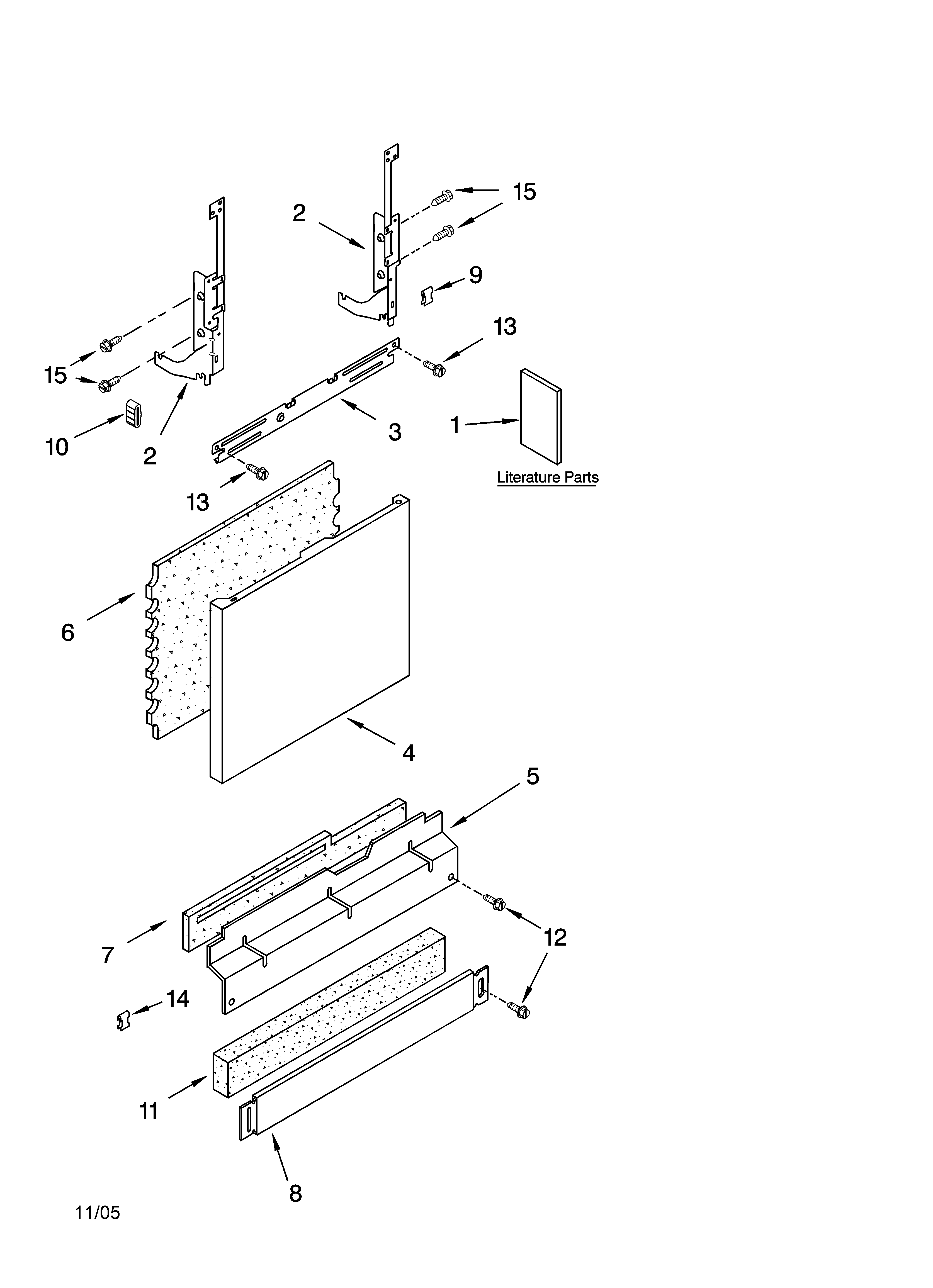 Door and panel parts