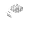 Kenmore 665743892 lower rack parts, optional parts (not included) diagram