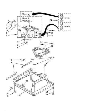 Machine base parts