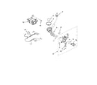 Kenmore 11046462501 pump and motor parts diagram