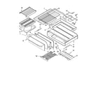 Kenmore 66595279501 bake drawer & broiler parts, optional parts diagram