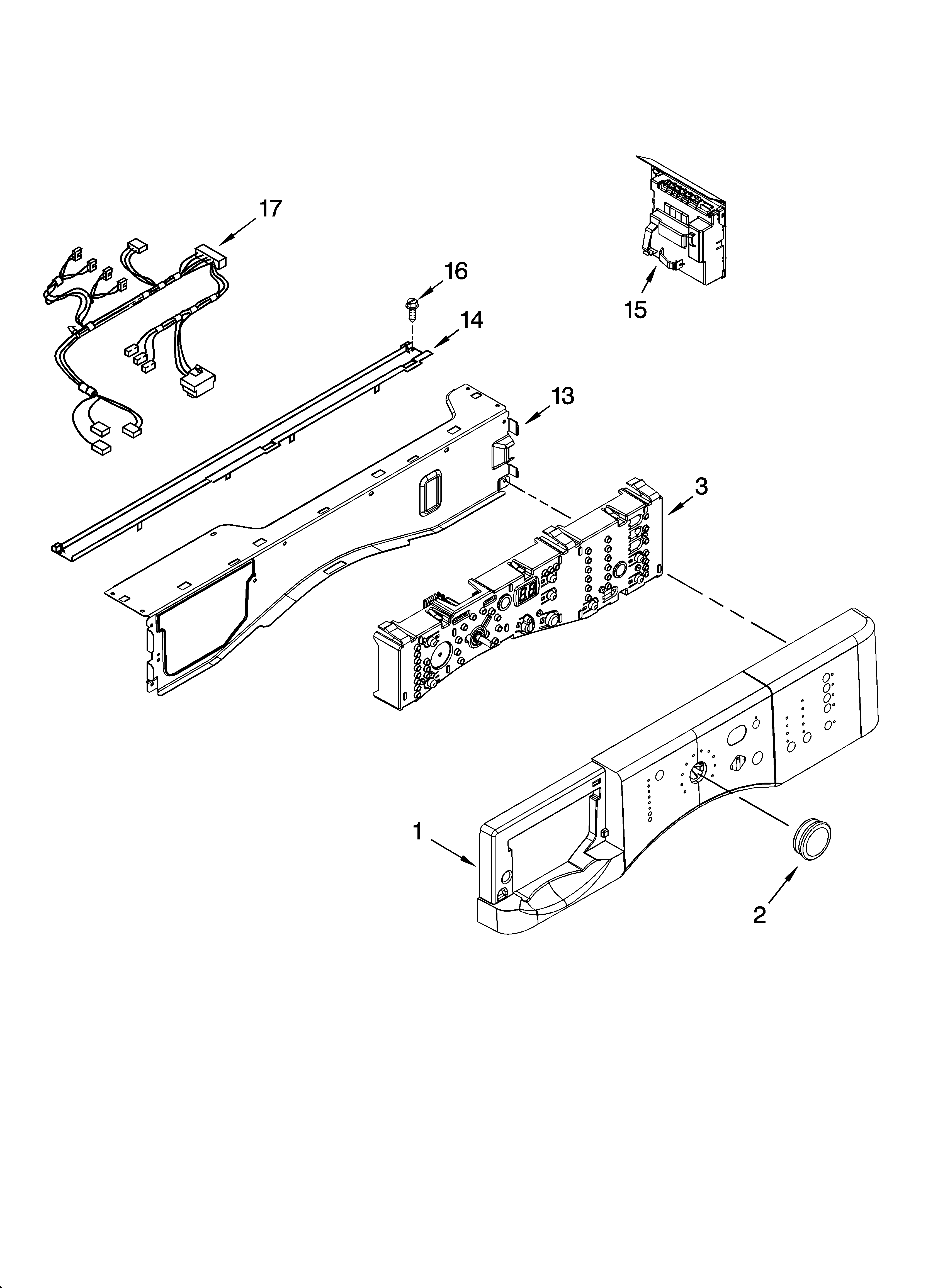 Control panel parts