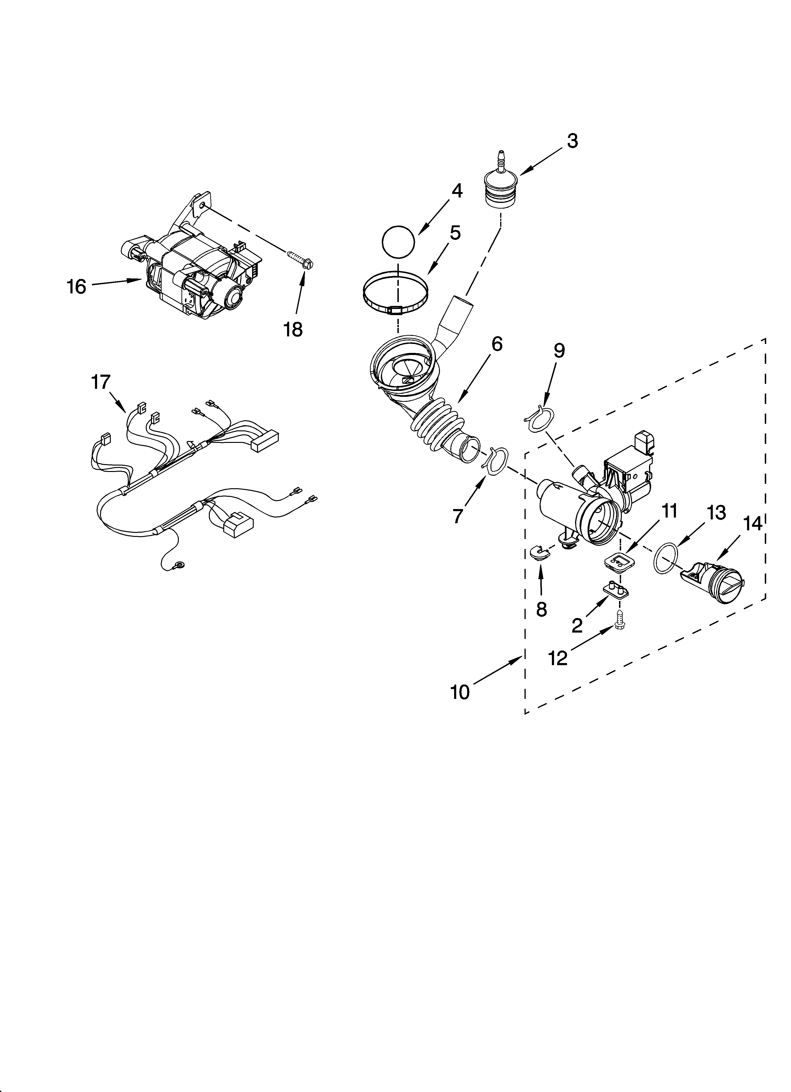 Pump and motor parts