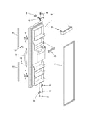 Freezer door parts