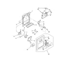 Kenmore 10654596401 dispenser front parts diagram