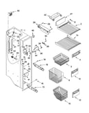 Freezer liner parts