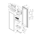 Kenmore Elite 10656702500 refrigerator door parts diagram