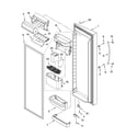 Kenmore Elite 10656703500 refrigerator door parts diagram