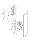 Freezer door parts