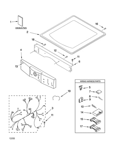 Top and console parts