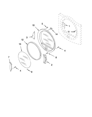 Door parts, optional parts (not included)