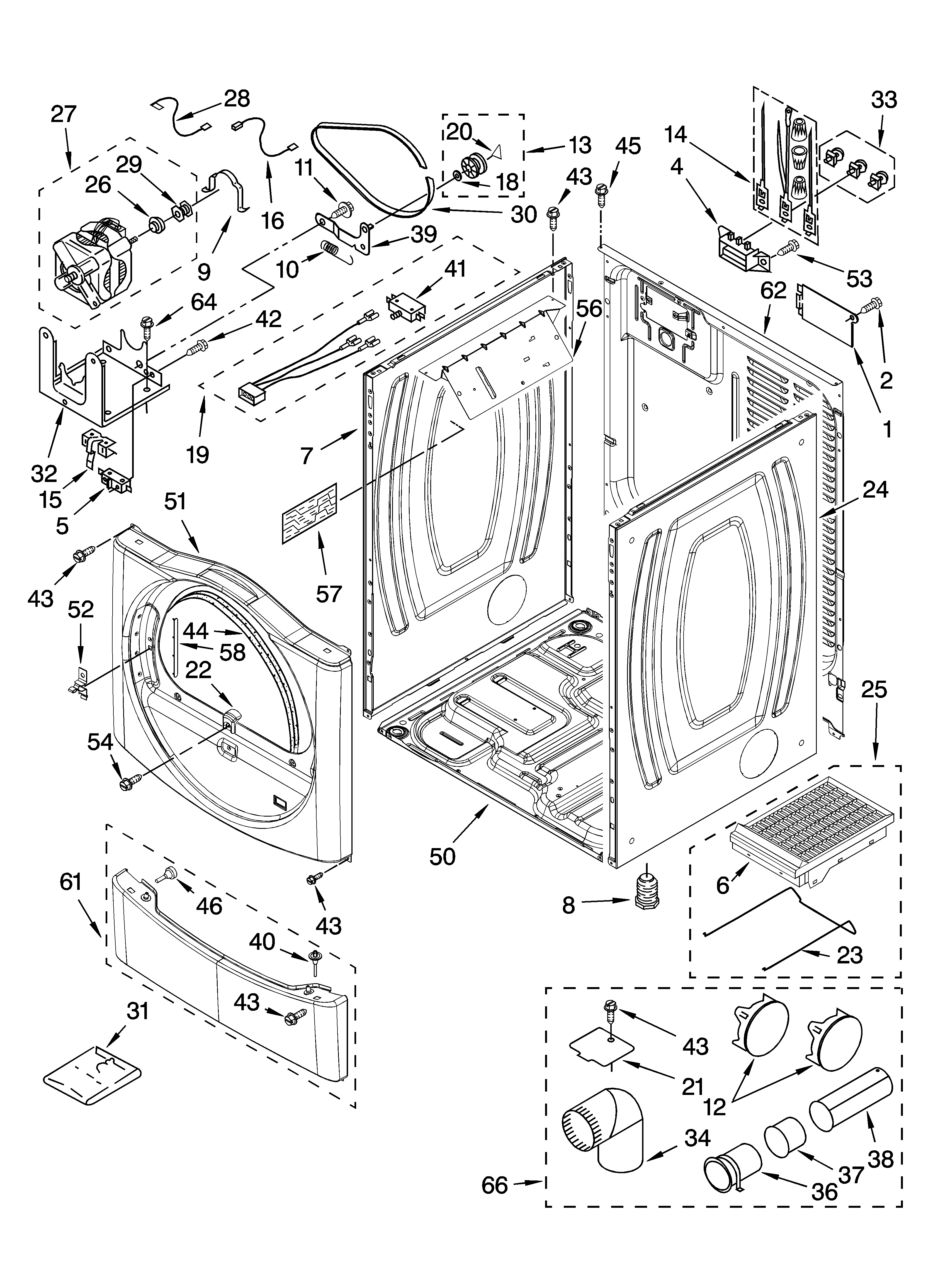 Cabinet parts
