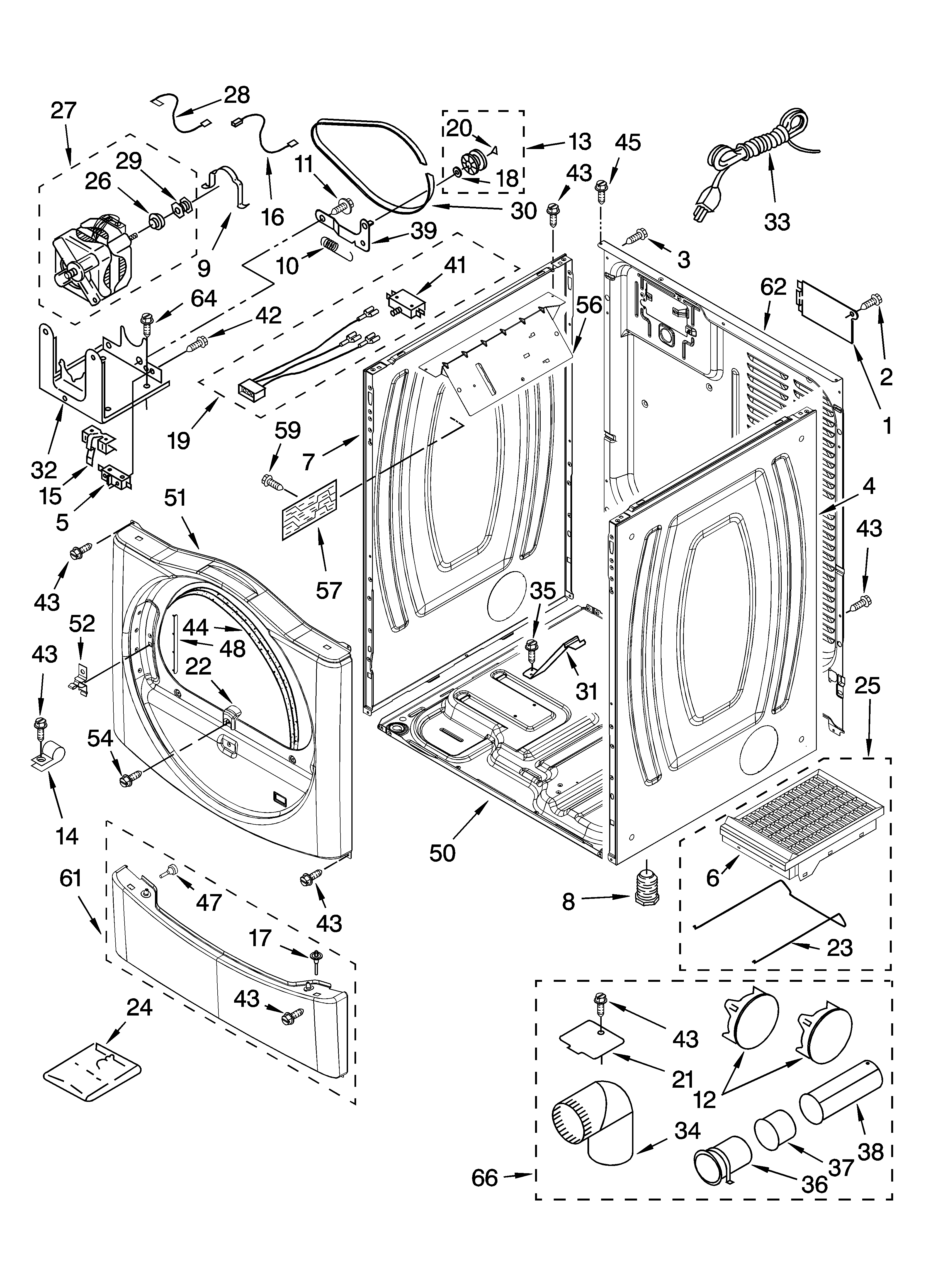 Cabinet parts