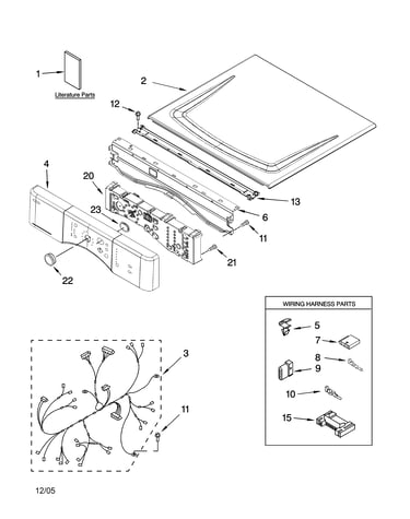 Top and console parts