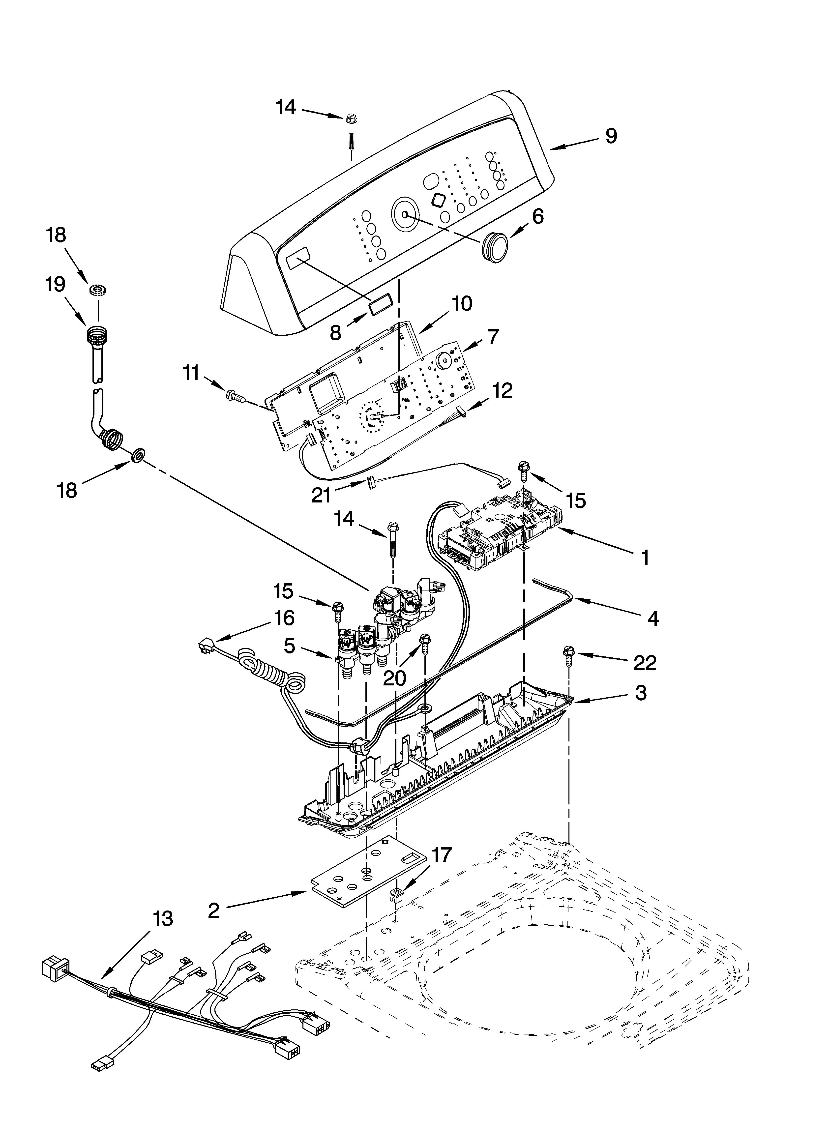 Control panel parts