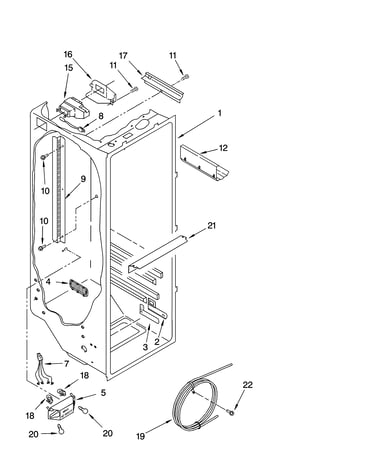 Refrigerator liner parts