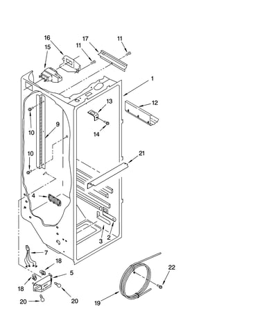 Refrigerator liner parts