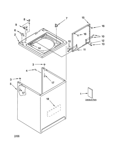 Top and cabinet parts