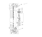 Kenmore 11016852503 gearcase parts diagram