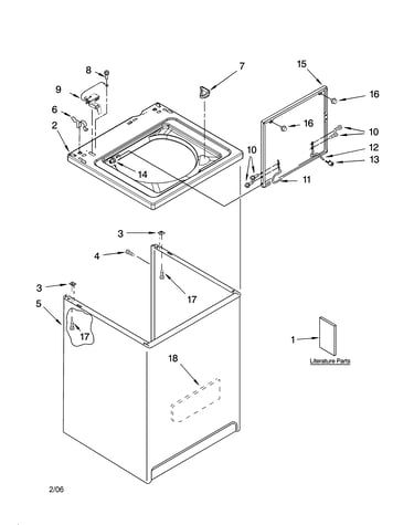 Top and cabinet parts