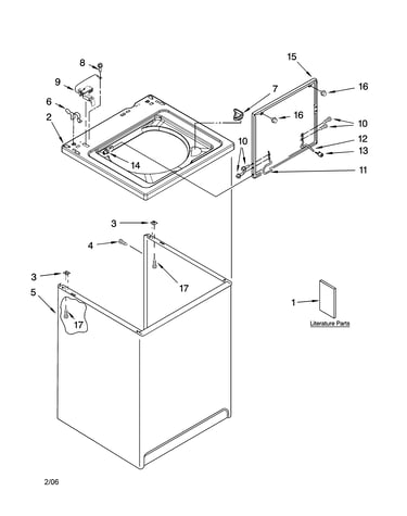 Top and cabinet parts