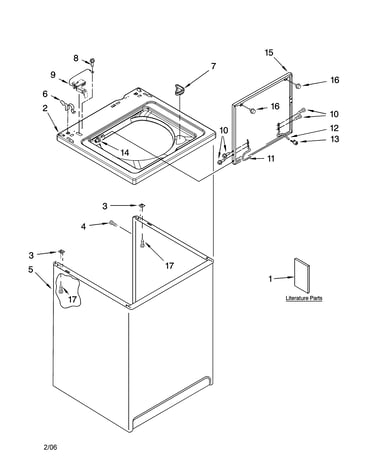Top and cabinet parts