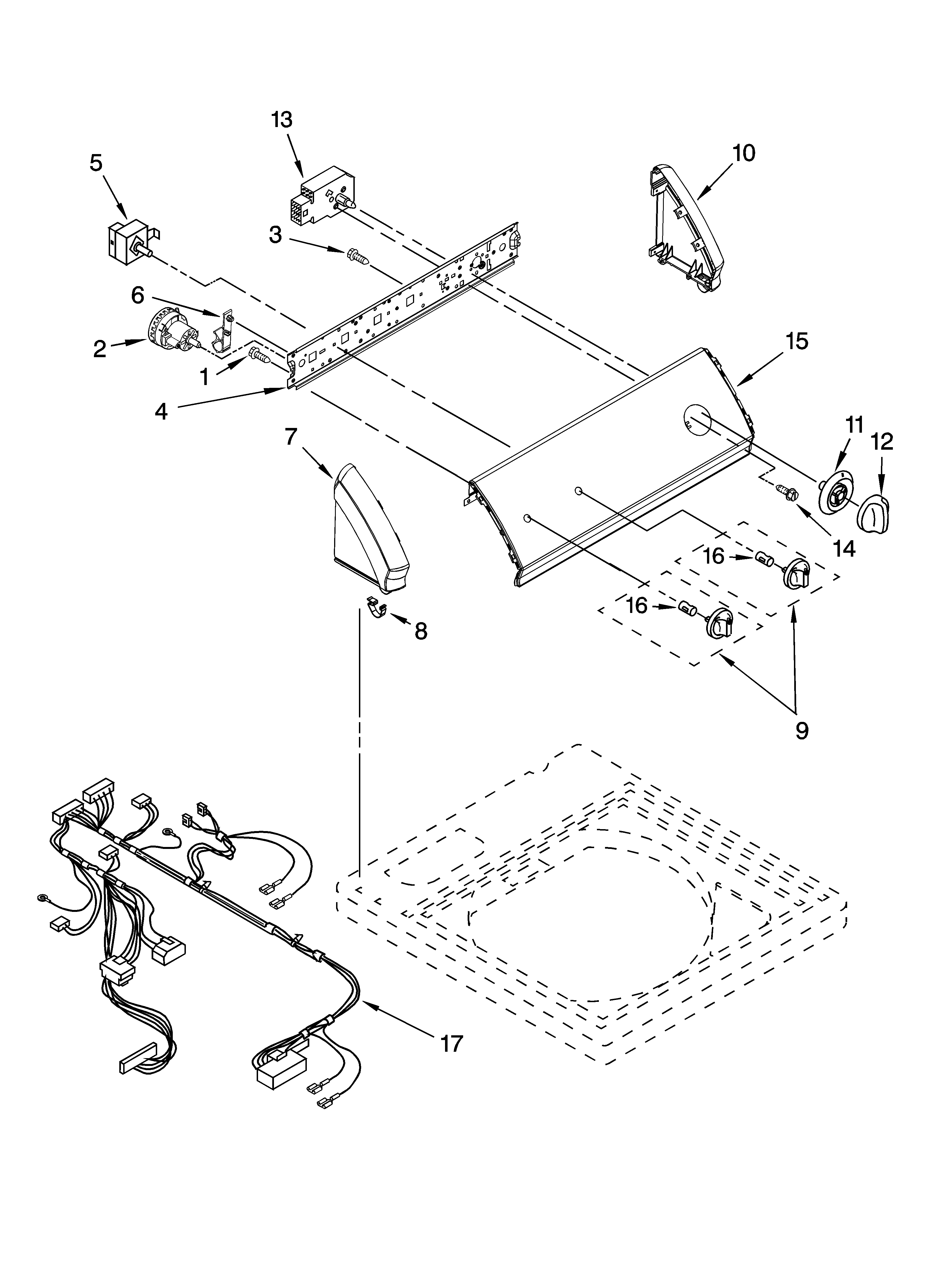 Control panel parts