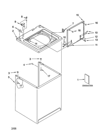 Top and cabinet parts