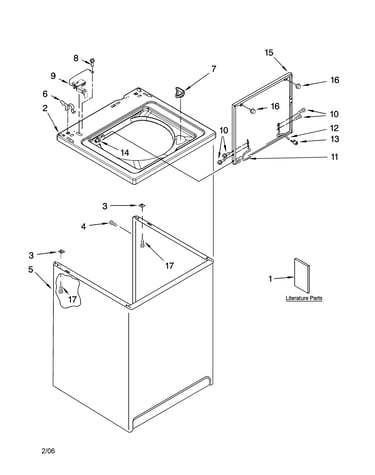 Top and cabinet parts