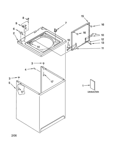 Top and cabinet parts