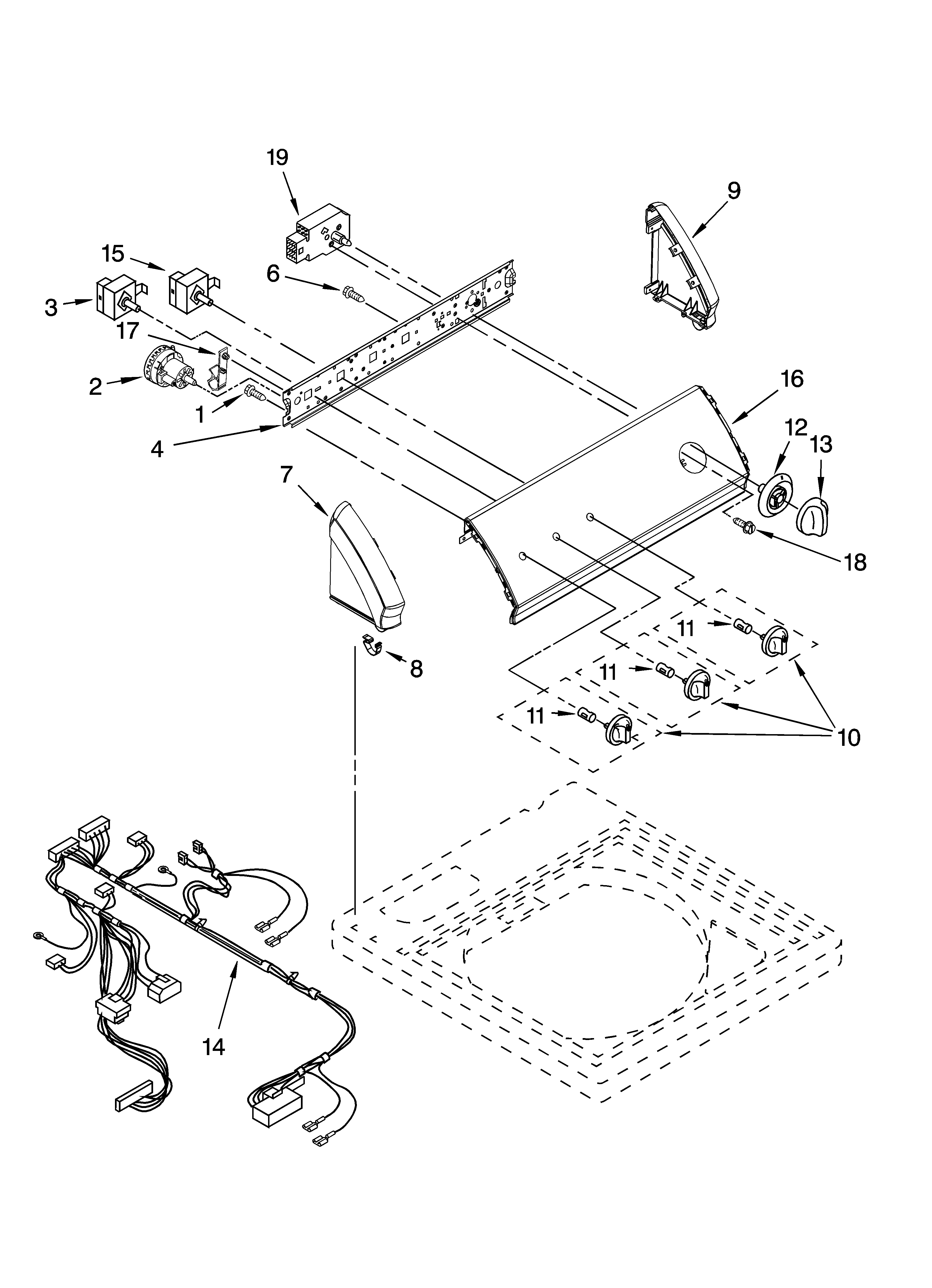 Control panel parts