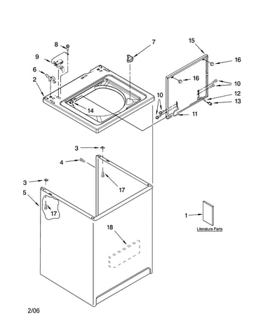 Top and cabinet parts