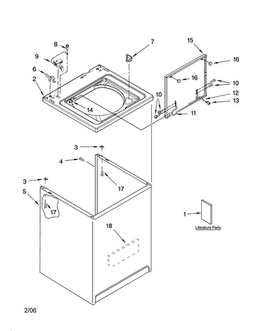 Top and cabinet parts